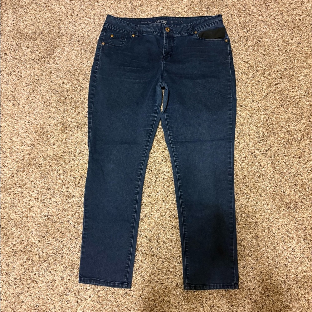 Apt. 9 Women's Dark Indigo Modern Fit Skinny Jeans ❤️